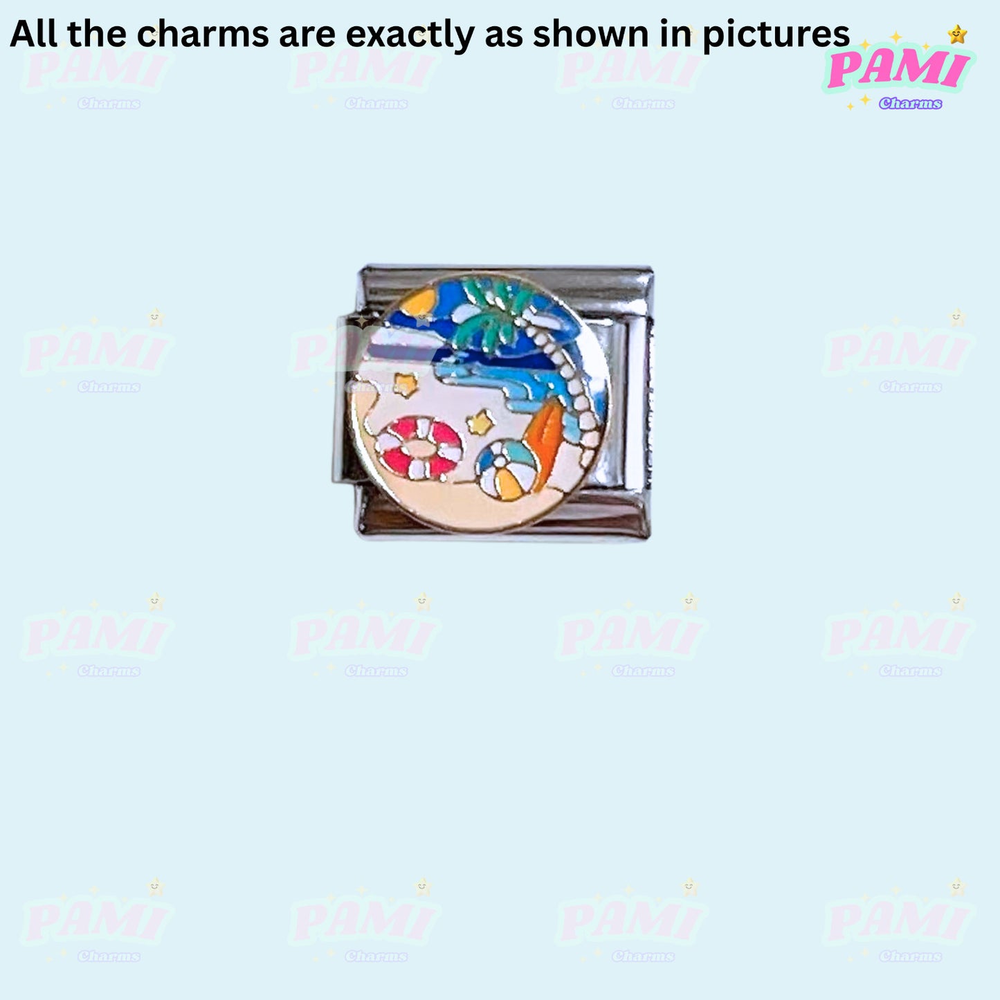 Holiday Vibes Modular Italian Charms - Fits classic 9mm bracelet