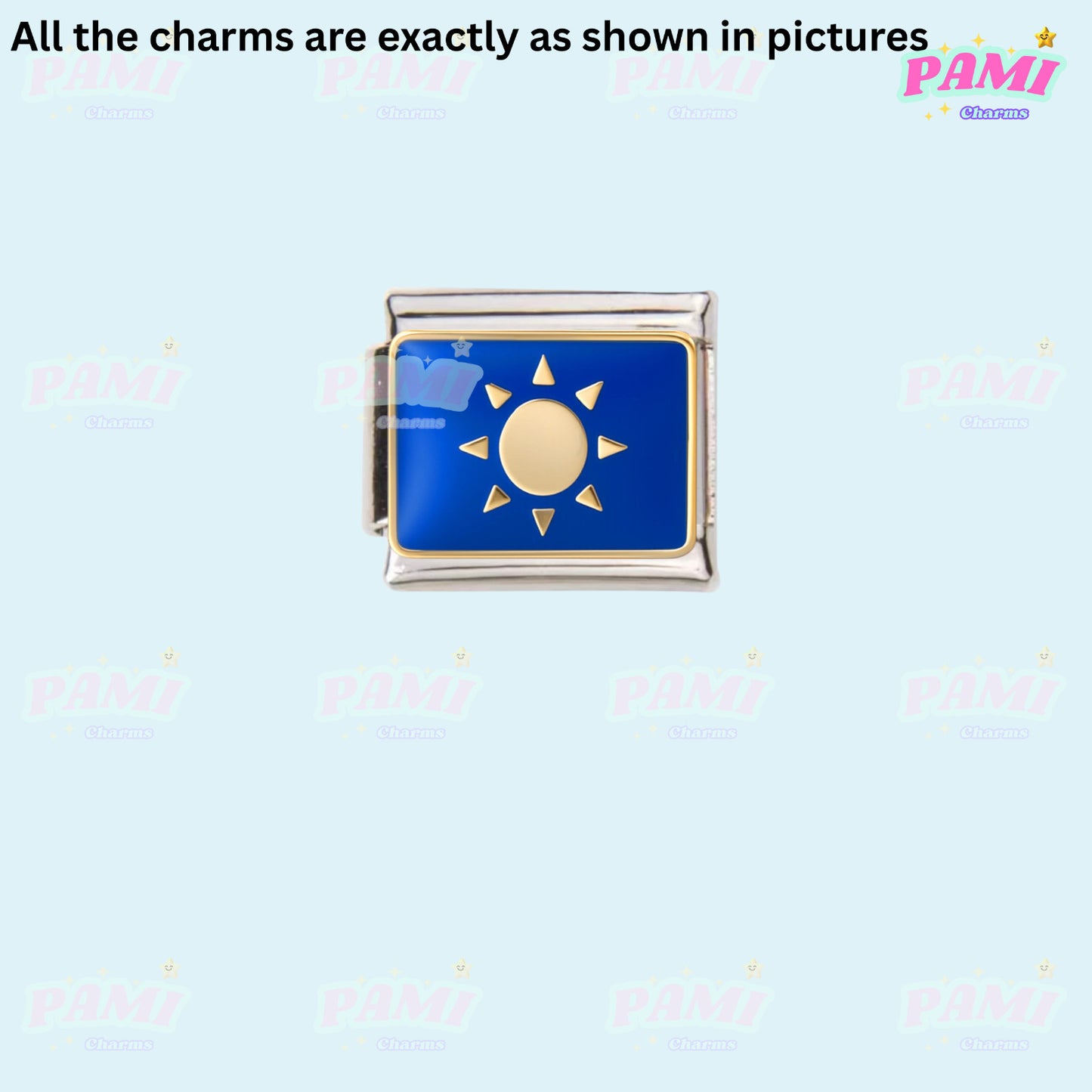 Celestial Galaxy, Star, Moon, Sun Modular Italian Charms - Fits all classic 9mm Bracelet Italian Charm