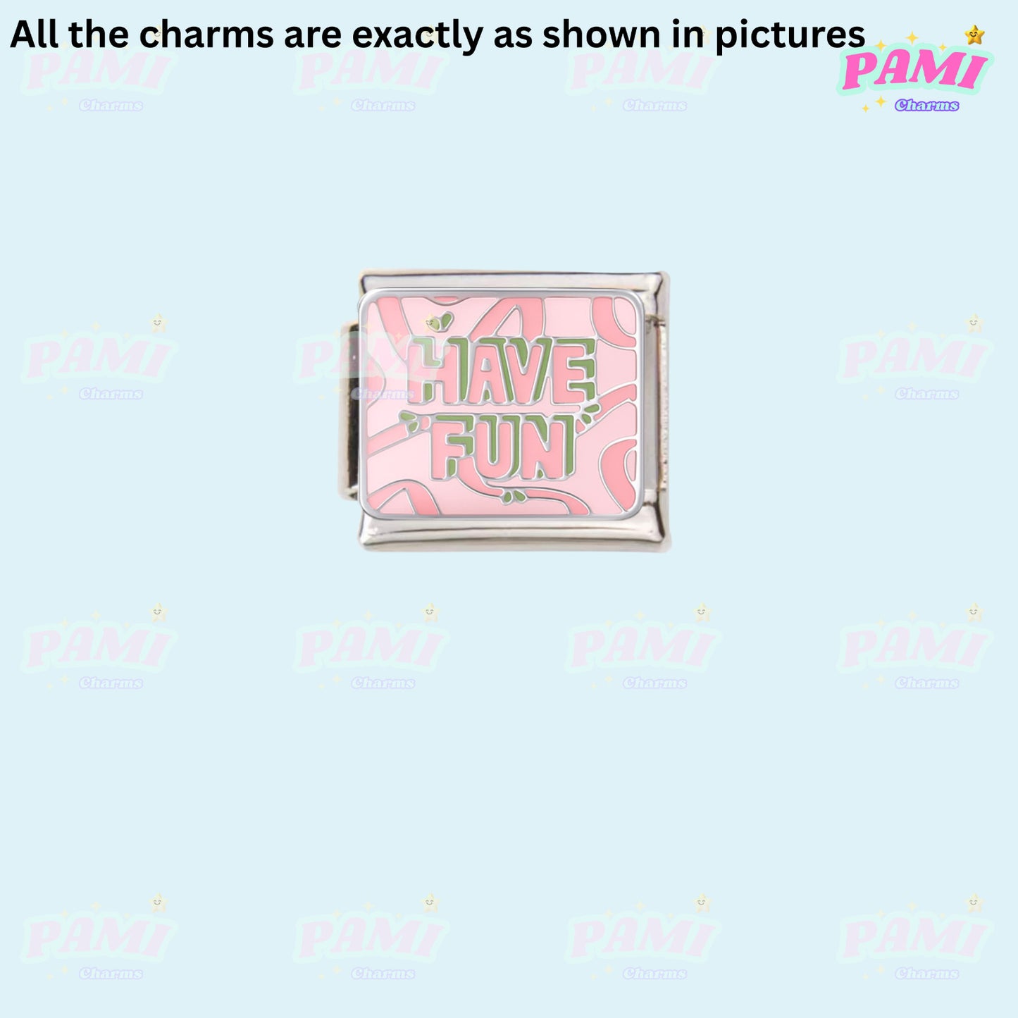 Trendy Quote Motivation Words Modular Italian Charms - Fits all classic 9mm Bracelet Italian Charm