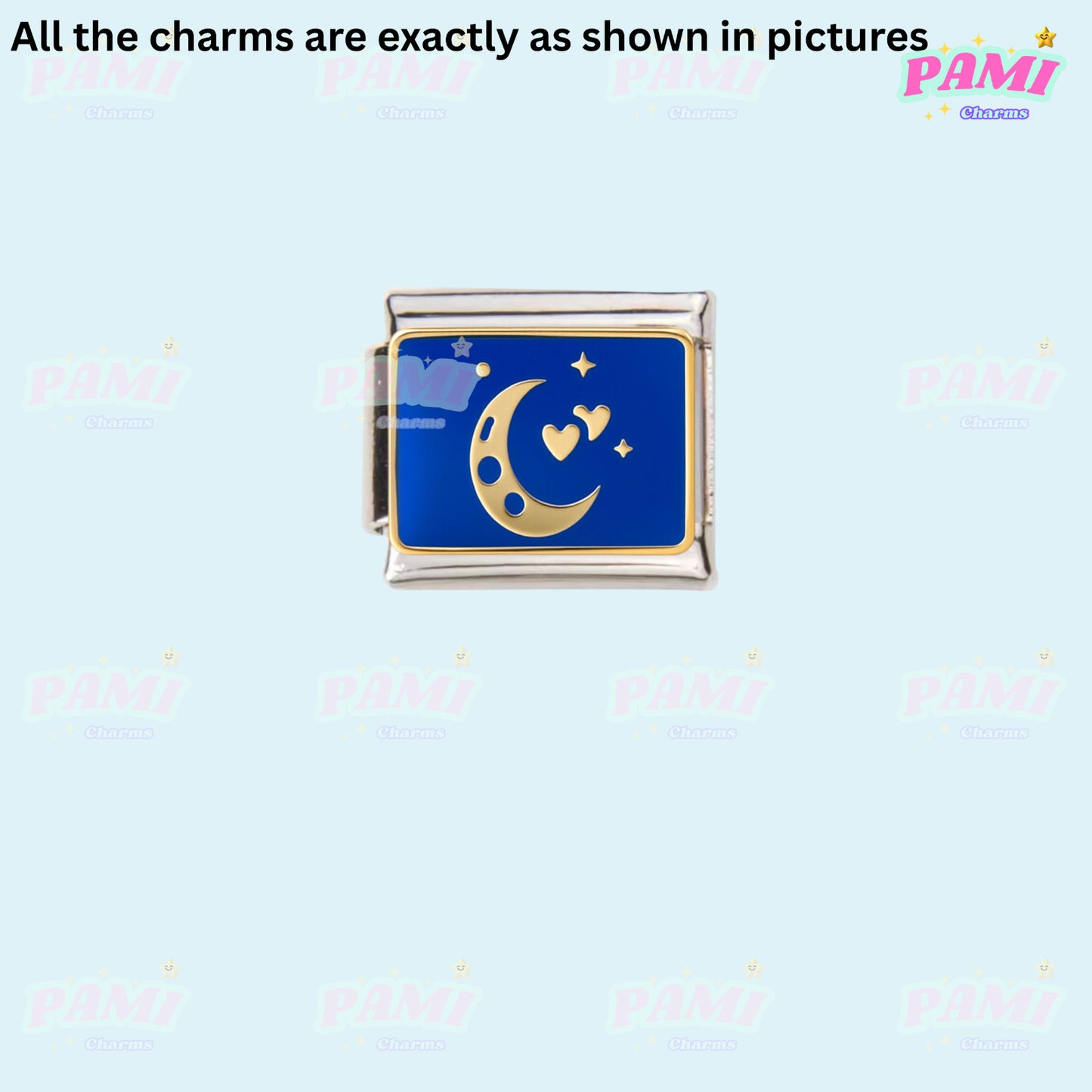 Celestial Galaxy, Star, Moon, Sun Modular Italian Charms - Fits all classic 9mm Bracelet Italian Charm