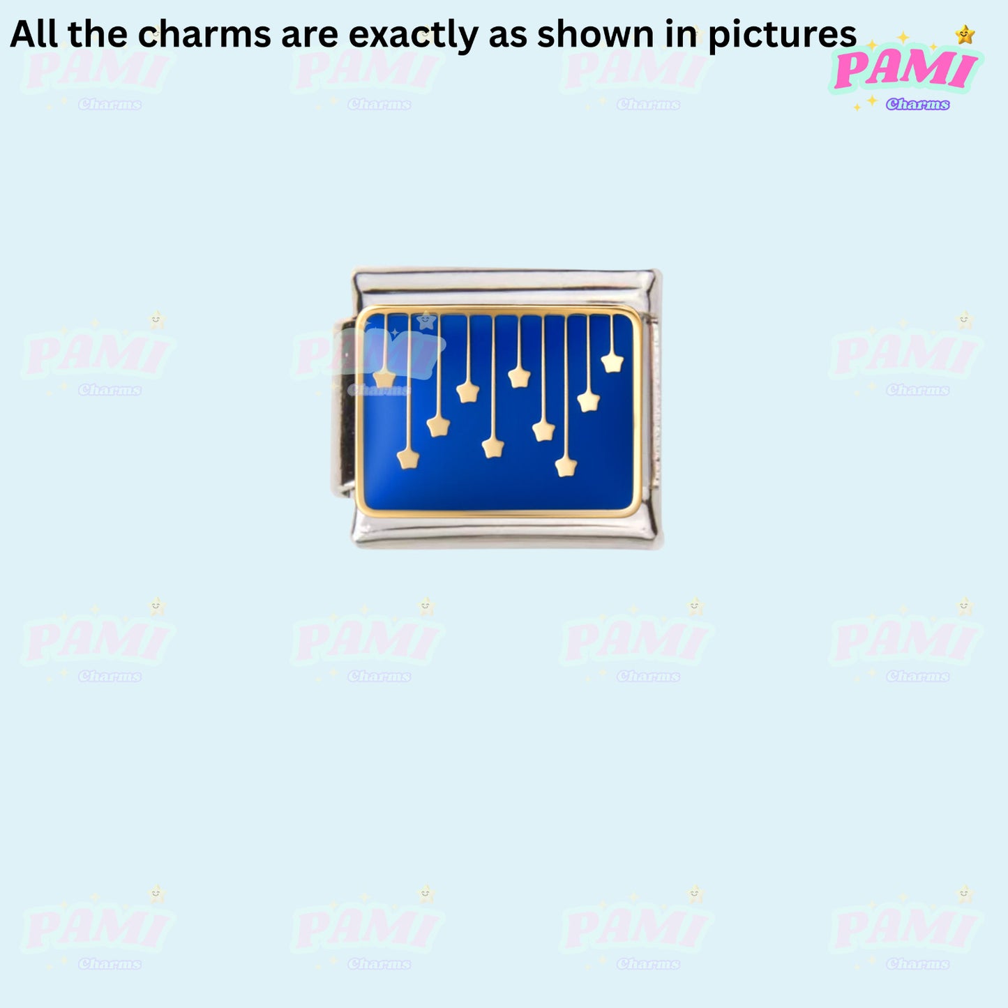 Celestial Galaxy, Star, Moon, Sun Modular Italian Charms - Fits all classic 9mm Bracelet Italian Charm