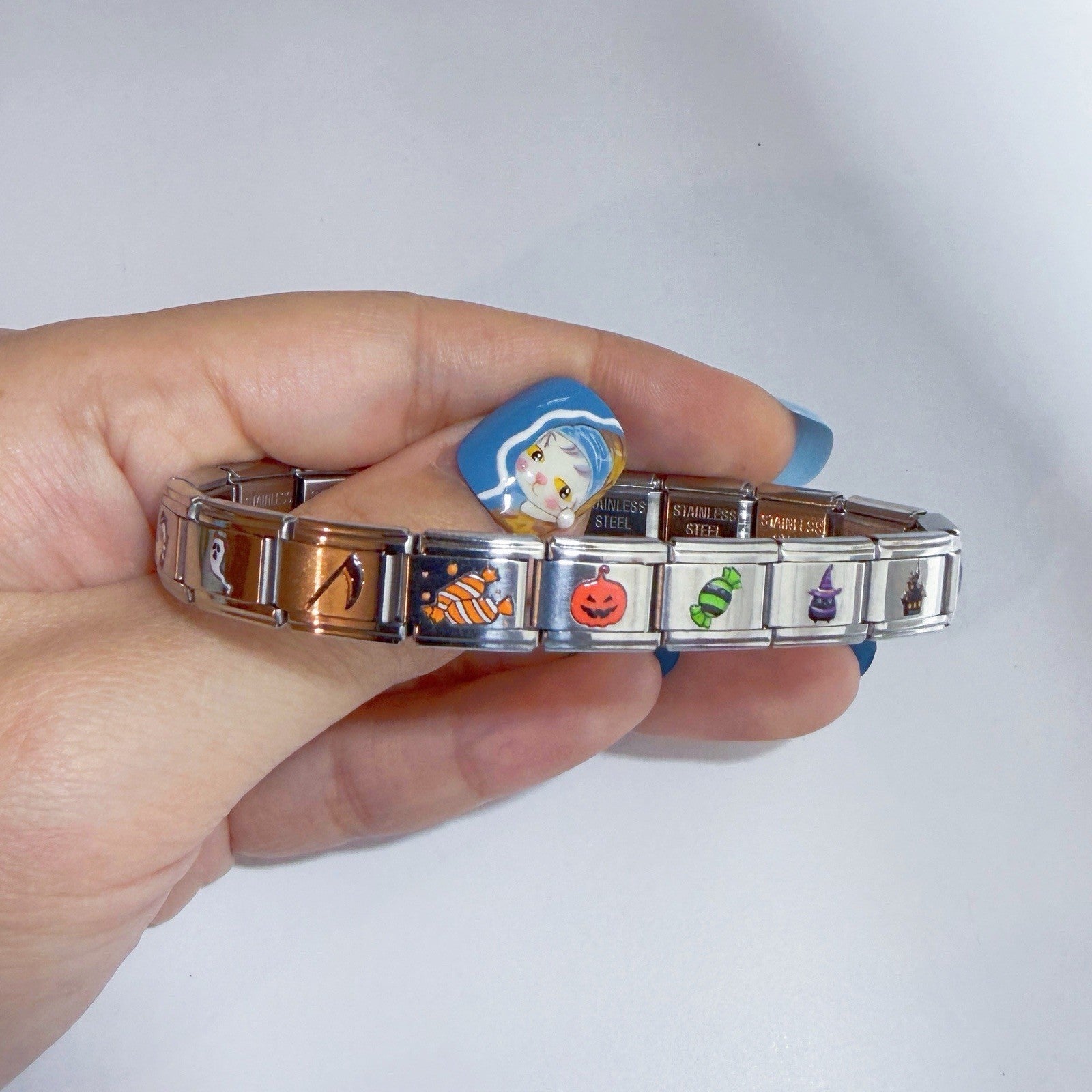 Pami Charms Italian charm bracelet featuring colourful themed designs for festive occasions