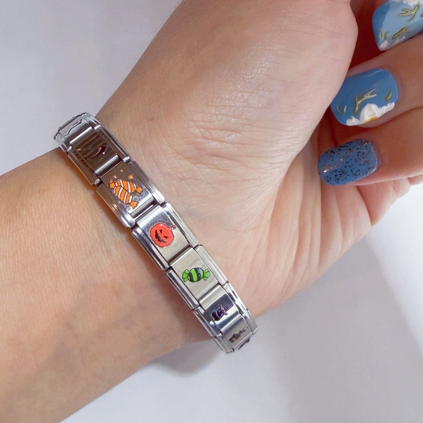 Pami Charms Italian charm bracelet featuring colourful designs for a stylish accessory