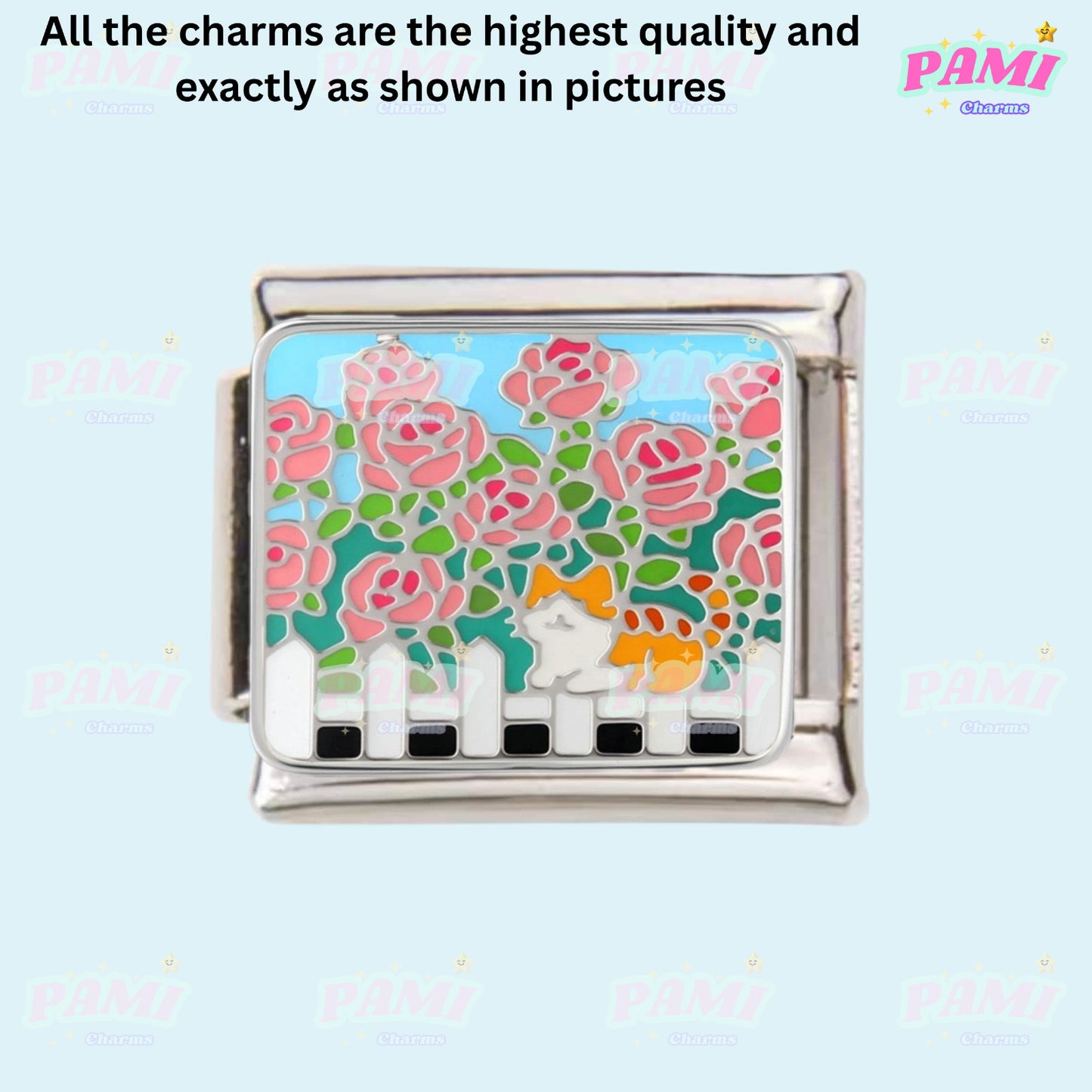 Cute sweet cat cat lover Italian Charms fits all classic Italian charms bracelet