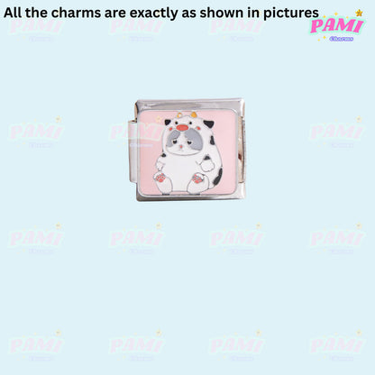 Cat Lover Modular Italian Charms - Fits Classic 9mm Bracelet