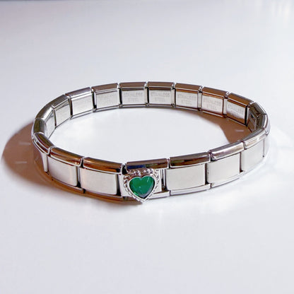 Birthstone Birthday Month Italian Charm Bracelets - Fits All Brands Italian Charm