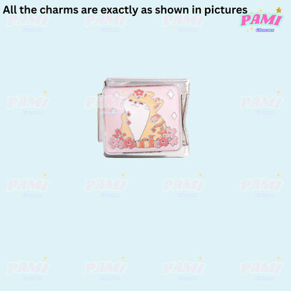 Cat Lover Modular Italian Charms - Fits Classic 9mm Bracelet