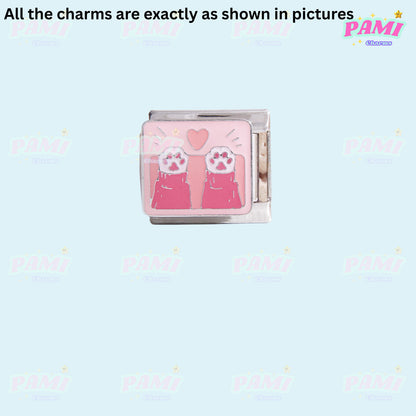 Cat Lover Modular Italian Charms - Fits Classic 9mm Bracelet