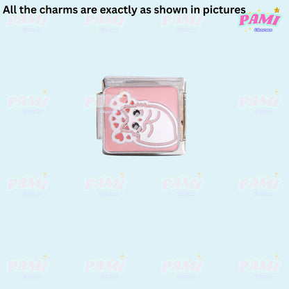 Cat Lover Modular Italian Charms - Fits Classic 9mm Bracelet