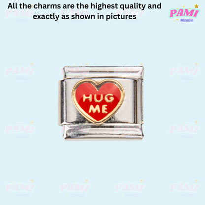 Cute Core Heart Y2K Italian Charms - Fits all classic 9mm bracelet