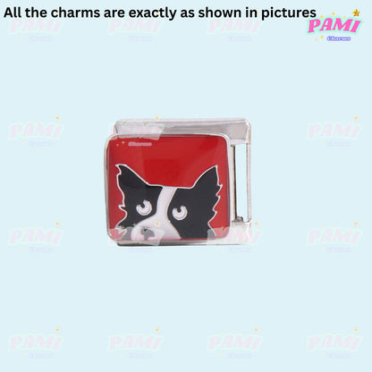 Cat and Dog Lover Modular Italian Charms - Fits Classic 9mm Bracelet