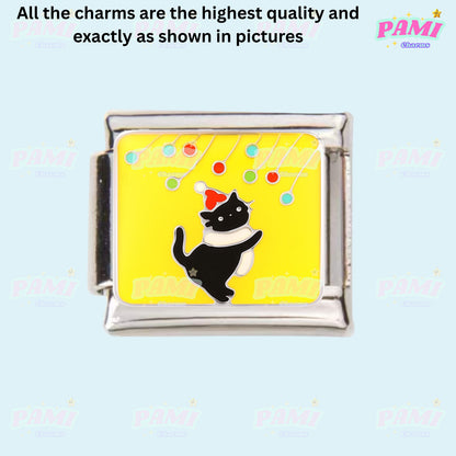 Cute sweet cat paw print Italian Charms fits all Italian charms bracelet