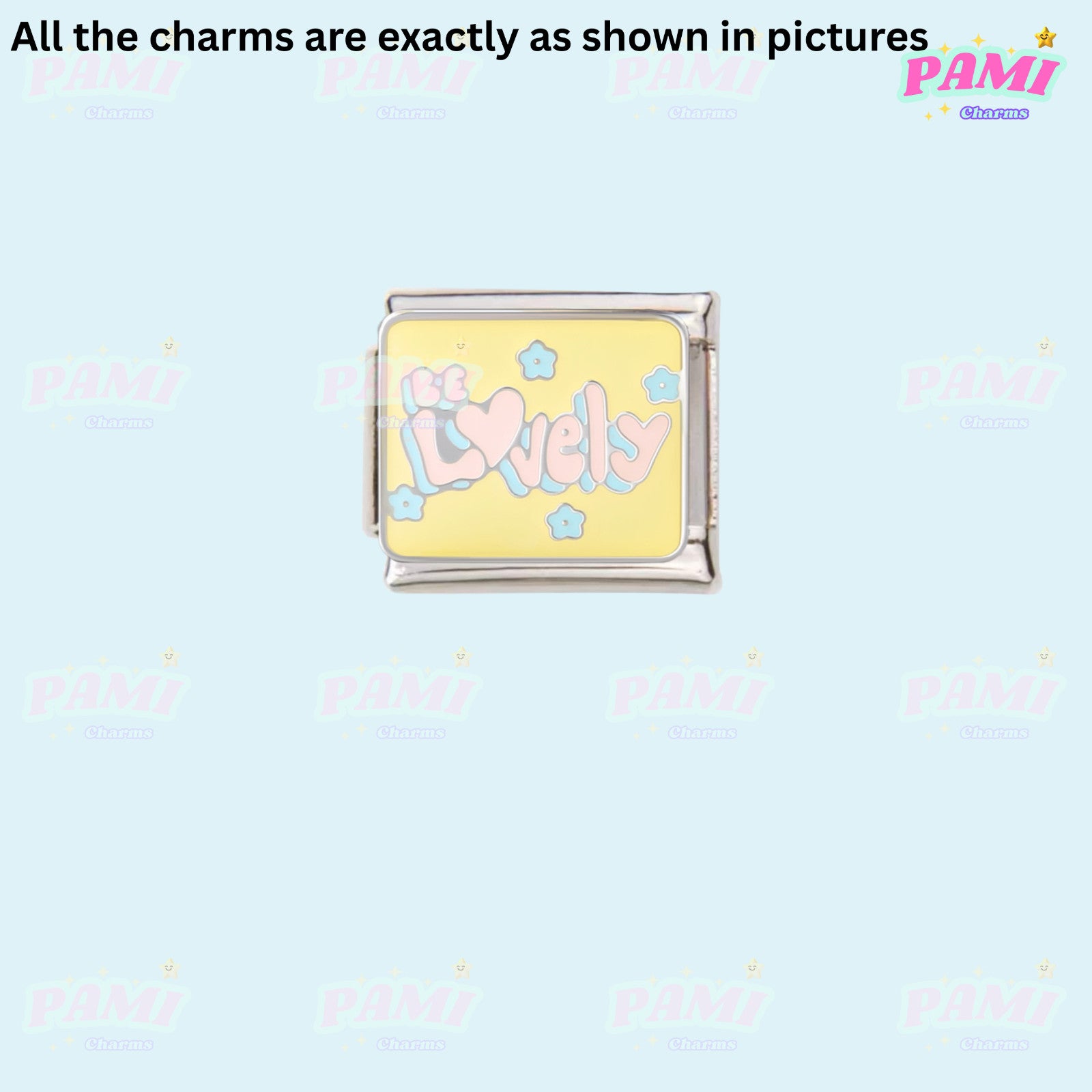 Trendy Quote Motivation Words Modular Italian Charms - Fits all classic 9mm Bracelet Italian Charm
