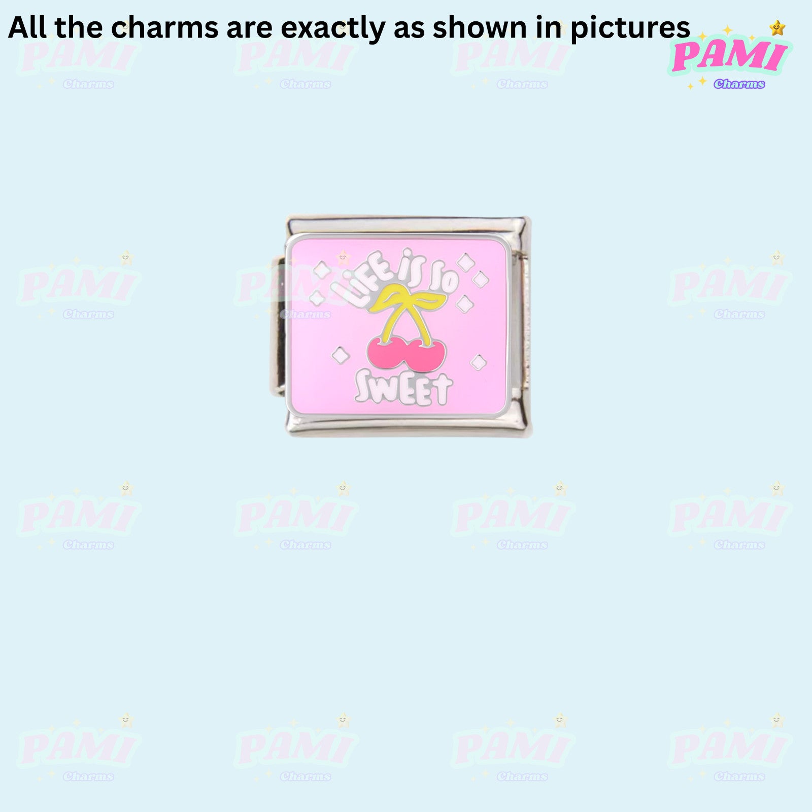 Trendy Quote Motivation Words Modular Italian Charms - Fits all classic 9mm Bracelet Italian Charm
